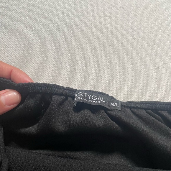 Nastygal strapless biker short set - Picture 3 of 3